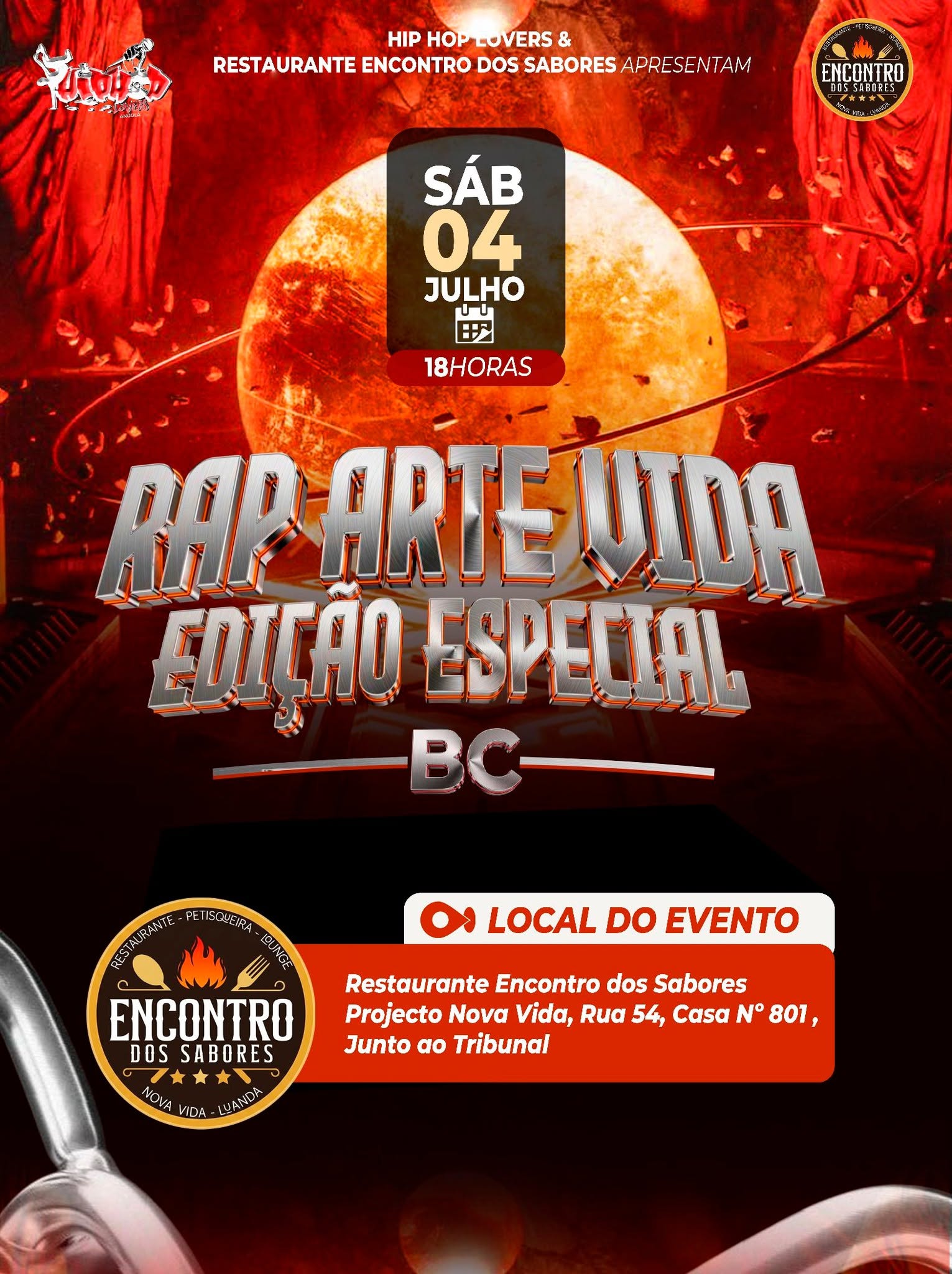 Rap Arte Vida - 2º Edição - BC